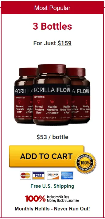 Gorilla Flow 3 jar order